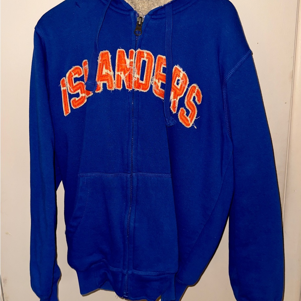New York Islanders NHL Hooded Sweatshirt- Heavy - Size Mens Small